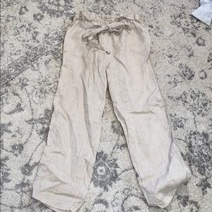 Tan beach pants